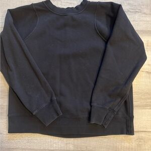 Lululemon crewneck women’s black size 6